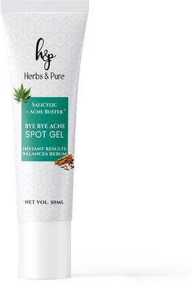 Herbs and Pure Clear Skin Fast: Acne Buster Spot Gel with Sebum Balance