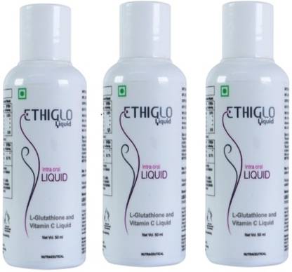ETHIGLO Oral Spray with Glutathione, Vitamin C for Dark Spots & Blemishes