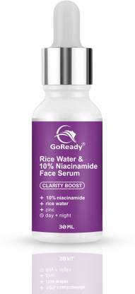 GoReady Rice Water with 10% Niacinamide Face Serum for Acne Marks | Clear & Bright Skin