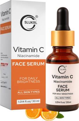slukrl Face Serum Vitamin C + Niacinamide for Oil Control