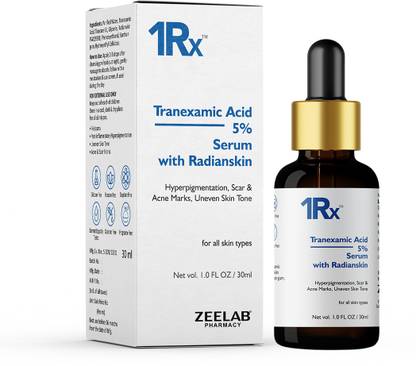 zeelab Tranexamic Acid 5% Face Serum with Radianskin for Pigmentation & Dark Spots