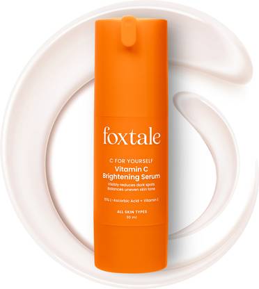 Foxtale 15% Vitamin C Face Serum With L-Ascorbic Acid & Vit E For Glowing Bright Skin