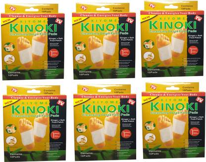 KIYOME KINOKI Foot Pads Natural Therapy for Feet,Body Dtox