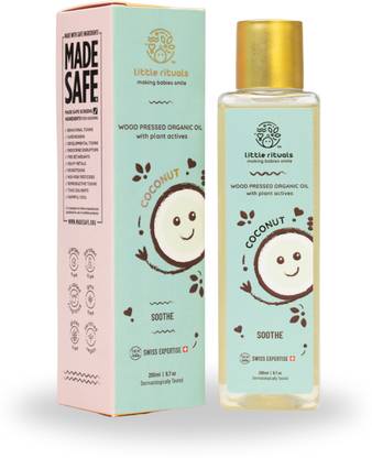 Little Rituals Organic Coconut Baby Oil: Cold-Pressed, Pediatric-Tested, Safe & Gentle