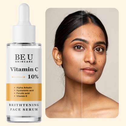 Be U Firming & Glow Serum – With Vitamin C, Alpha Arbutin, Ferulic Acid to Brighten Tone & Reduce Visible Lines