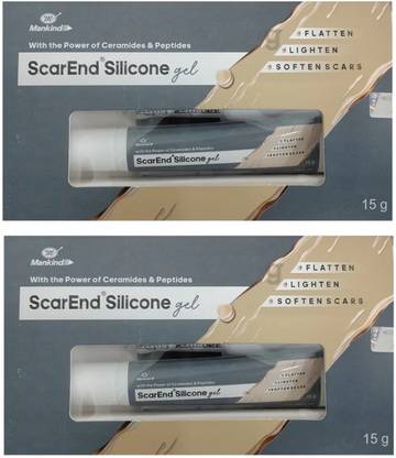 MANKIND ScarEnd Silicone Gel Pack of 2 (10+10=20gm)