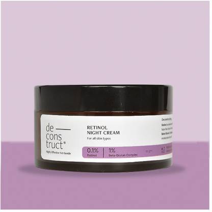 deconstruct Retinol night cream - 0.1% Retinol | Anti-aging Cream for Fine lines & Wrinkles