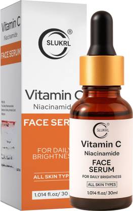 slukrl Vitamin C Serum for Skin Brightening with Niacinamide