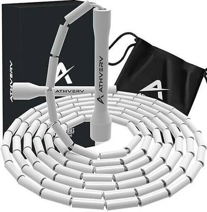 ATHVERV Freestyle Beaded Jump Rope, Skipping Rope For Tricks & Releases Weighted Skipping Rope