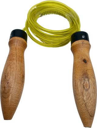 CTC CREATION Rope with Contoured Beechwood Handles for Comfortable Holding Freestyle Skipping Rope