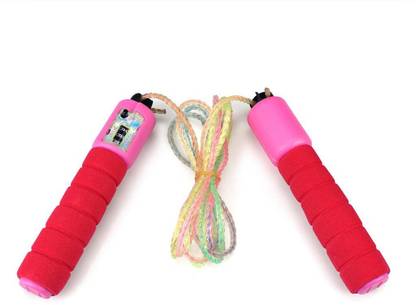 Retail basket Skipping Jump Rope With Counter, Foam Handle For Kids Boys Girls Digital Cordless Skipping Rope
