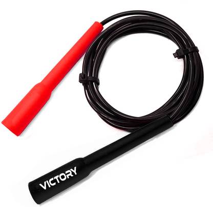 VICTORY Professional Adjustable Skipping Jumping Rope With Comfortable Handles Freestyle Skipping Rope
