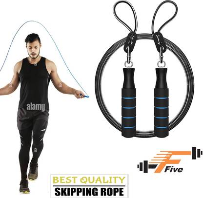 FFive Professional Adjustable Jumping Rope With Comfortable Handles Skipping Rope Freestyle Skipping Rope