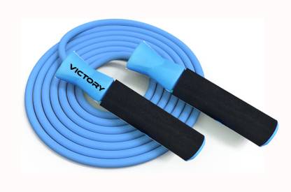 VICTORY Adjustable Skipping Rope Jumping Rope With Comfortable Handles Ball Bearing Skipping Rope