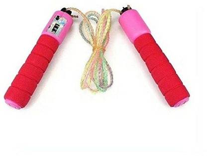 Shmaya Skipping Jump Rope with Counter for Kids 5 to 0 Years Digital Cordless Skipping Rope