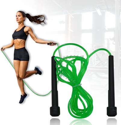Manogyam WEIGHT LOSS PROGRAM Men & Women - With thin handle Speed Skipping Rope Freestyle Skipping Rope