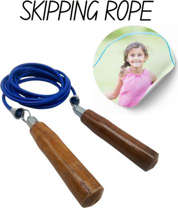 CTC CREATION Skipping Rope with Wooden Handles Designed for Maximum Comfort Freestyle Skipping Rope