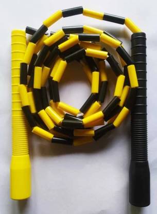 ANTINA Freestyle Long Handle Beaded Jump Rope 10ft, Skipping Rope for Tricks Beaded Skipping Rope