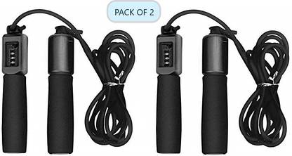 LAFILLETTE PACK OF 2 Counting Jump Rope Freestyle Sports Fitness Skipping Rope Freestyle Skipping Rope
