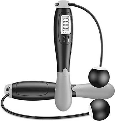Store2508 Cordless Skipping Rope with Digital Counter Jumping Rope Digital Cordless Skipping Rope