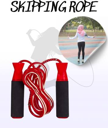 NV COLLECTION Soft Foam Handle Skipping Rope with Ergonomically Crafted Design Freestyle Skipping Rope