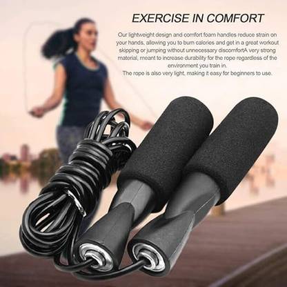 Shopeleven Bearing Skip Adjusta Boxing Skipping Sport Jump Exercise Thickened AntiSlip Foam Ball Bearing Skipping Rope