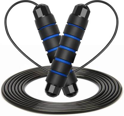 YIXTY Skipping Rope,Adjustable Steel Jumping Rope Foam Handle Tangle Fat Loss Ball Bearing Skipping Rope