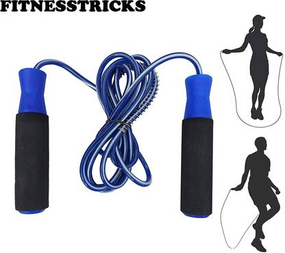 Fitnesstricks Jumping Skipping Rope for Gym Training, Exercise and Workout Ball Bearing Skipping Rope