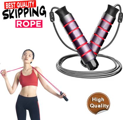 Best-Quality-Hub Adjustable Skipping Rope Men Weight Loss Tangle Free, Cardio, Jumping Rope Freestyle Skipping Rope