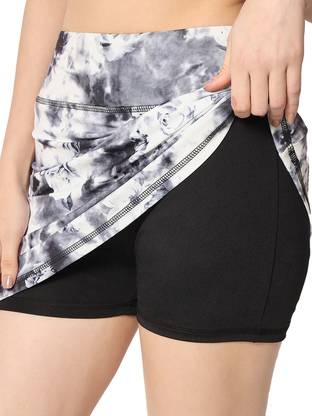 Mehrang Solid Women Pencil Silver Skirt