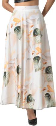 vagisha Printed Women Flared Multicolor Skirt