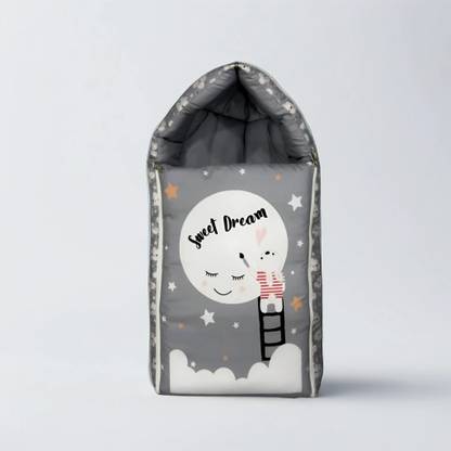 RUMPES 3 in 1 Baby Bed, Baby Bedding for New Born & Carry Nest, Cotton Sleeping Bag Sleeping Bag