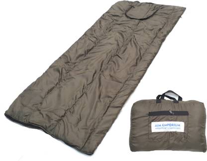Aim Emporium Rectangular Indoor & Outdoor Temp 10°C to 20°C, For Travelling , Camping, Hiking Sleeping Bag