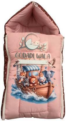 GODADIWALA Baby Sleeping Bag 3in1 Cotton Comfortable For New Born Baby Carry Bag Sleeping Bag