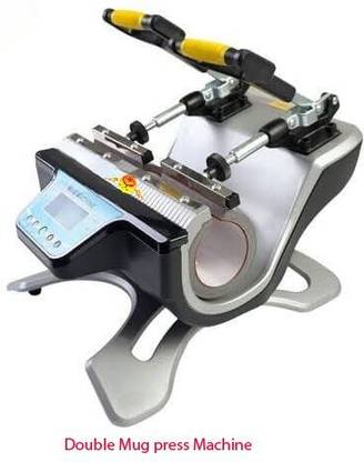 Shriji Double Mug Press Machine Printing Sublimation Mug, Digital Display Sublimation Slide Printer