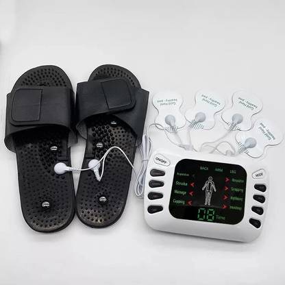 Acumart Health Therapy Electronic Body Slimming Pulse Massager with Electrode Pads & Slipper Slimming Machine