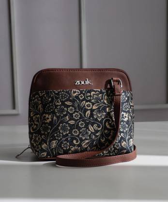 ZOUK Black Sling Bag FloMotif OOO Sling Bag
