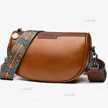 LIZIQI Brown Sling Bag White Sling bag for women Ladies side purse small mini purse