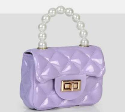 DENLLY Purple Sling Bag SILICON MINI SLING BAG