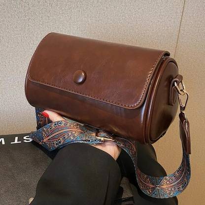 SIJJEEL Multicolor Sling Bag brown dholki sling bag
