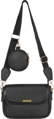 Svemir Black Sling Bag Yaz Onyx Sling Bag