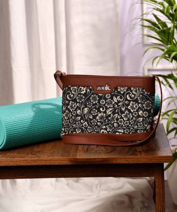 ZOUK Black Sling Bag FloMotif Harmony Sling Bag