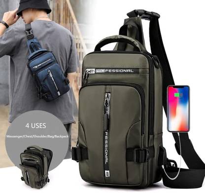 SHOP N BUY Backpack Cross Sling Bag For Men & Women Waterproof Sling Backpack Bag Waterproof Backpack