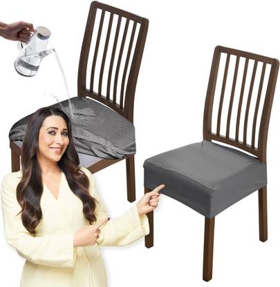 HOKiPO Jacquard Plain 2 Seater Chair Cover