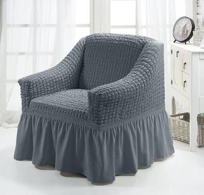Multitex Polyester Plain 1 Seater Sofa Cover