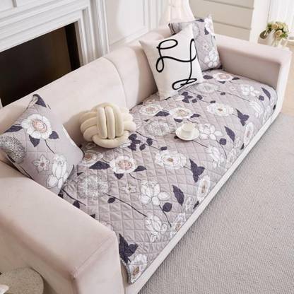 Home Cloud Cotton Floral 1 Seater Sofa Cover