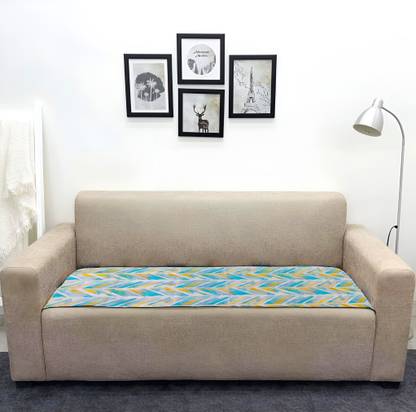 FABANE Velvet Abstract 3 Seater Sofa Cover