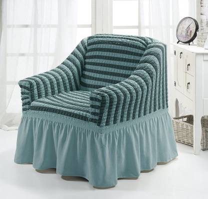 Multitex Polyester Plain 1 Seater Sofa Cover