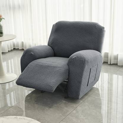 HOKiPO Jacquard Plain 1 Seater Sofa Cover