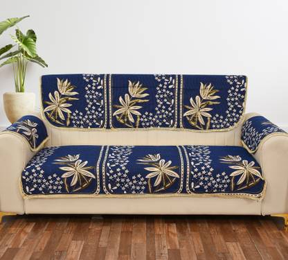 AK Decor Cotton Abstract 3 Seater Sofa Cover